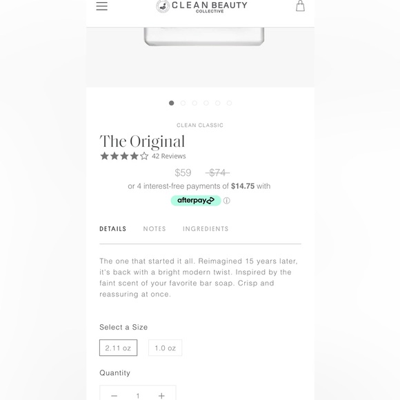 CLEAN CLASSIC THE ORIGINAL BNIB - Picture 2 of 3